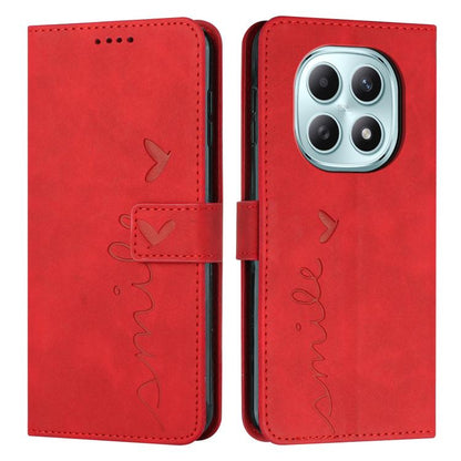 Skin Feel Heart Embossed Leather Phone Case with Long Lanyard, For Redmi 15a 5G, For Redmi A7 Pro 4G 171mm, For Redmi Turbo 5 Max / Poco X8 Pro Max 5G, For Redmi Turbo 5 / Poco X8 Pro 5G, For Redmi Note 15 Pro+ 5G Global 163.3mm                        ...