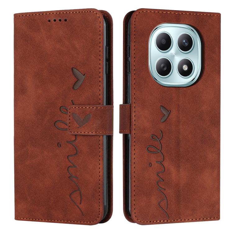 Skin Feel Heart Embossed Leather Phone Case with Long Lanyard, For Redmi 15a 5G, For Redmi A7 Pro 4G 171mm, For Redmi Turbo 5 Max / Poco X8 Pro Max 5G, For Redmi Turbo 5 / Poco X8 Pro 5G, For Redmi Note 15 Pro+ 5G Global 163.3mm                        ...
