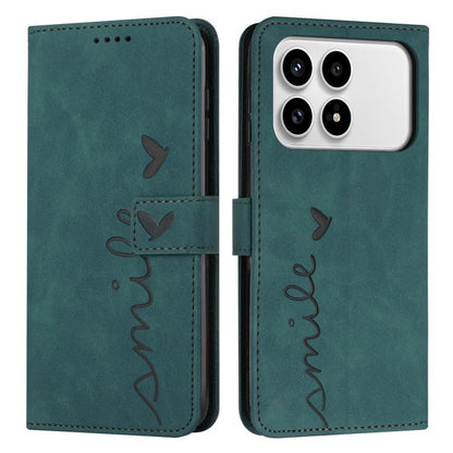 Skin Feel Heart Embossed Leather Phone Case with Long Lanyard, For Redmi 15a 5G, For Redmi A7 Pro 4G 171mm, For Redmi Turbo 5 Max / Poco X8 Pro Max 5G, For Redmi Turbo 5 / Poco X8 Pro 5G, For Redmi Note 15 Pro+ 5G Global 163.3mm                        ...
