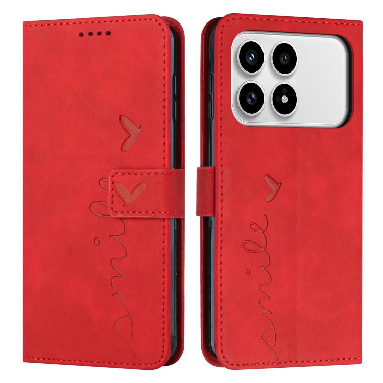 Skin Feel Heart Embossed Leather Phone Case with Long Lanyard, For Redmi 15a 5G, For Redmi A7 Pro 4G 171mm, For Redmi Turbo 5 Max / Poco X8 Pro Max 5G, For Redmi Turbo 5 / Poco X8 Pro 5G, For Redmi Note 15 Pro+ 5G Global 163.3mm                        ...