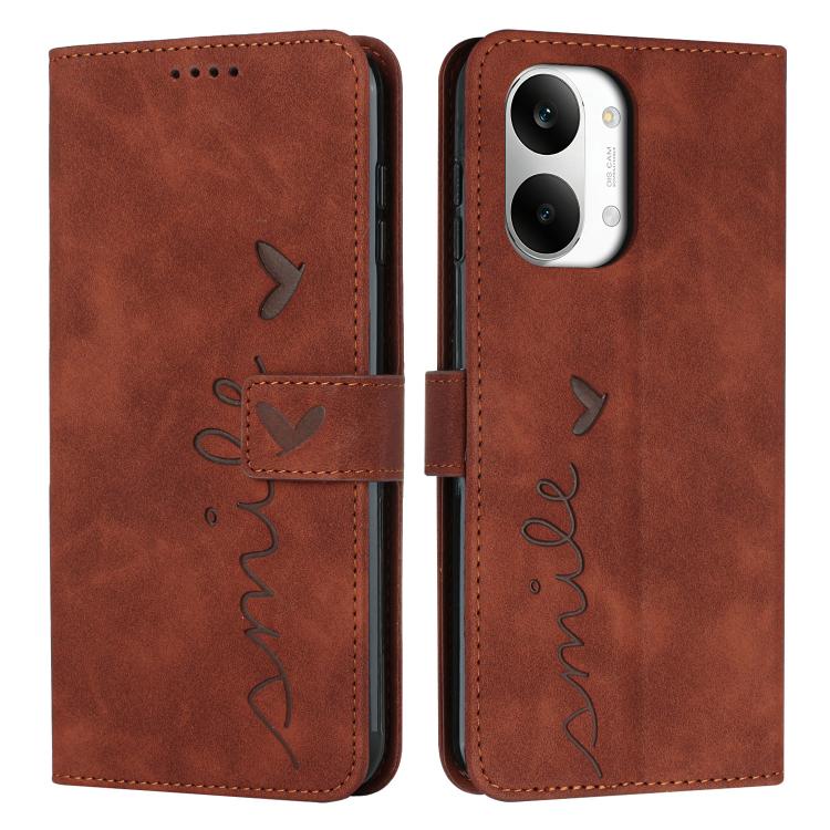 Skin Feel Heart Embossed Leather Phone Case with Long Lanyard, For Redmi 15a 5G, For Redmi A7 Pro 4G 171mm, For Redmi Turbo 5 Max / Poco X8 Pro Max 5G, For Redmi Turbo 5 / Poco X8 Pro 5G, For Redmi Note 15 Pro+ 5G Global 163.3mm                        ...