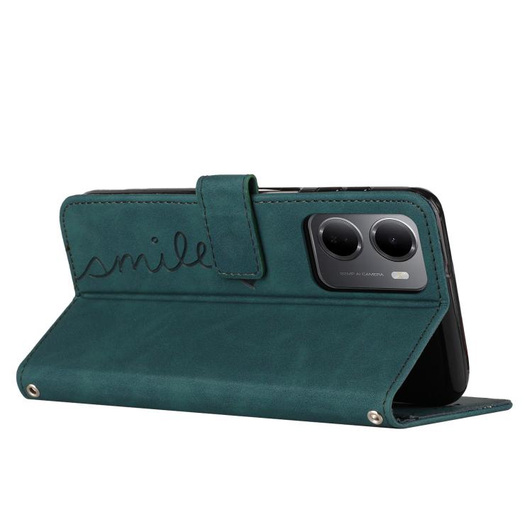 Skin Feel Heart Embossed Leather Phone Case with Long Lanyard, For Redmi 15a 5G, For Redmi A7 Pro 4G 171mm, For Redmi Turbo 5 Max / Poco X8 Pro Max 5G, For Redmi Turbo 5 / Poco X8 Pro 5G, For Redmi Note 15 Pro+ 5G Global 163.3mm                        ...