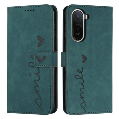 Skin Feel Heart Embossed Leather Phone Case with Long Lanyard, For Redmi 15a 5G, For Redmi A7 Pro 4G 171mm, For Redmi Turbo 5 Max / Poco X8 Pro Max 5G, For Redmi Turbo 5 / Poco X8 Pro 5G, For Redmi Note 15 Pro+ 5G Global 163.3mm                        ...