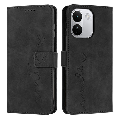 Skin Feel Heart Embossed Leather Phone Case with Long Lanyard, For Redmi Note 17 Pro 5G Global 163mm, For Redmi Note 17 Pro+ 5G Global 163mm, For Redmi 17 5G / 4G Global 170mm, For Redmi Note 17 4G Global 171mm, For Redmi 15a 5G, For Redmi A7 Pro 4G 17...