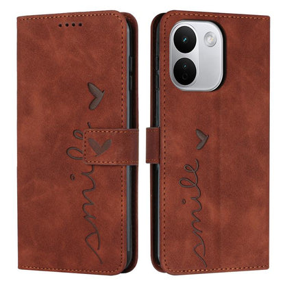 Skin Feel Heart Embossed Leather Phone Case with Long Lanyard, For Redmi Note 17 Pro 5G Global 163mm, For Redmi Note 17 Pro+ 5G Global 163mm, For Redmi 17 5G / 4G Global 170mm, For Redmi Note 17 4G Global 171mm, For Redmi 15a 5G, For Redmi A7 Pro 4G 17...
