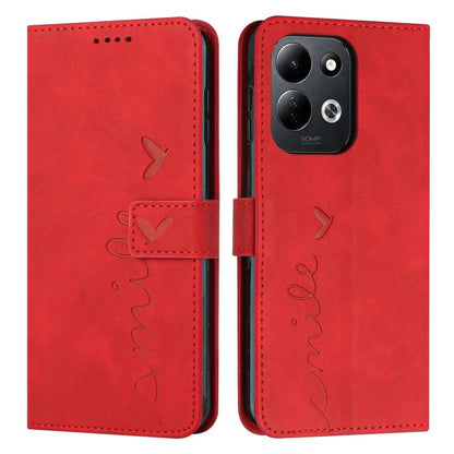 Skin Feel Heart Embossed Leather Phone Case with Long Lanyard, For Redmi Note 17 Pro 5G Global 163mm, For Redmi Note 17 Pro+ 5G Global 163mm, For Redmi 17 5G / 4G Global 170mm, For Redmi Note 17 4G Global 171mm, For Redmi 15a 5G, For Redmi A7 Pro 4G 17...