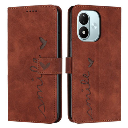 Skin Feel Heart Embossed Leather Phone Case with Long Lanyard, For Redmi Note 17 Pro 5G Global 163mm, For Redmi Note 17 Pro+ 5G Global 163mm, For Redmi 17 5G / 4G Global 170mm, For Redmi Note 17 4G Global 171mm, For Redmi 15a 5G, For Redmi A7 Pro 4G 17...