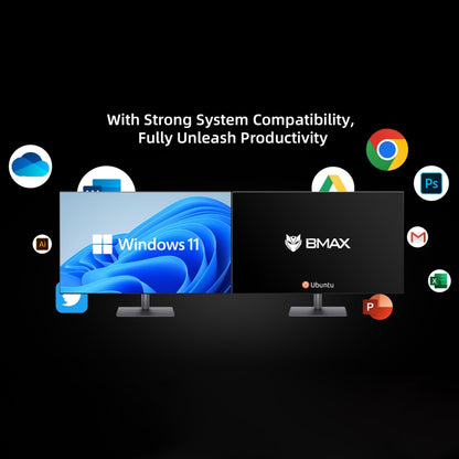 BMAX B3 Pro Windows 11 Mini PC, Intel Celeron Processor N5095, Support HDMI / RJ45