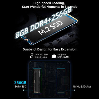 BMAX B3 Pro Windows 11 Mini PC, Intel Celeron Processor N5095, Support HDMI / RJ45