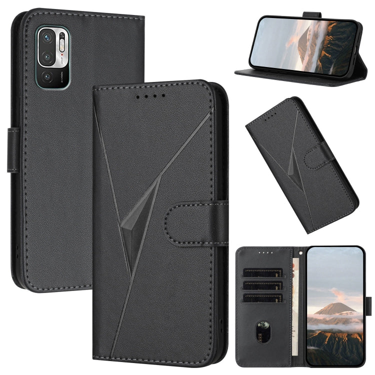 Triangle Pattern Buckle Clasp Leather Phone Case, For Redmi Note 12 Pro+ Global, For Redmi Note 12 Pro 5G Global, For Redmi Note 12 5G Global, For Redmi A1+, For Redmi K50 Ultra, For Redmi Note 11 4G Global, For Redmi 10A, For Redmi 10C                ...