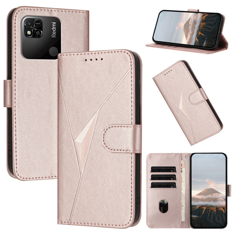 Triangle Pattern Buckle Clasp Leather Phone Case, For Redmi Note 12 Pro+ Global, For Redmi Note 12 Pro 5G Global, For Redmi Note 12 5G Global, For Redmi A1+, For Redmi K50 Ultra, For Redmi Note 11 4G Global, For Redmi 10A, For Redmi 10C                ...