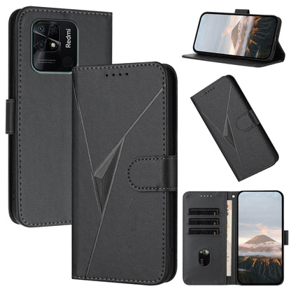 Triangle Pattern Buckle Clasp Leather Phone Case, For Redmi Note 12 Pro+ Global, For Redmi Note 12 Pro 5G Global, For Redmi Note 12 5G Global, For Redmi A1+, For Redmi K50 Ultra, For Redmi Note 11 4G Global, For Redmi 10A, For Redmi 10C                ...