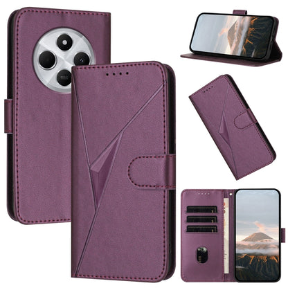 Triangle Pattern Buckle Clasp Leather Phone Case, For Redmi Turbo 4 / Poco X7 Pro, For Redmi Note 14 Pro 4G, For Redmi Note 14 4G 163.25mm, For Redmi A3 Pro, For Redmi Note 14 5G, For Redmi Note 14 Pro+ 5G, For Redmi 14C 4G, For Redmi K70 Ultra        ...