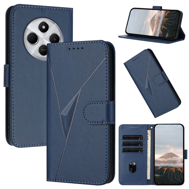 Triangle Pattern Buckle Clasp Leather Phone Case, For Redmi Turbo 4 / Poco X7 Pro, For Redmi Note 14 Pro 4G, For Redmi Note 14 4G 163.25mm, For Redmi A3 Pro, For Redmi Note 14 5G, For Redmi Note 14 Pro+ 5G, For Redmi 14C 4G, For Redmi K70 Ultra        ...