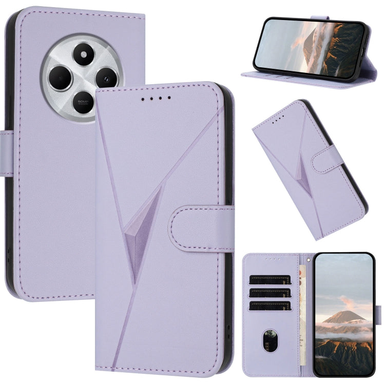 Triangle Pattern Buckle Clasp Leather Phone Case, For Redmi Turbo 4 / Poco X7 Pro, For Redmi Note 14 Pro 4G, For Redmi Note 14 4G 163.25mm, For Redmi A3 Pro, For Redmi Note 14 5G, For Redmi Note 14 Pro+ 5G, For Redmi 14C 4G, For Redmi K70 Ultra        ...