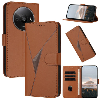 Triangle Pattern Buckle Clasp Leather Phone Case, For Redmi Turbo 4 / Poco X7 Pro, For Redmi Note 14 Pro 4G, For Redmi Note 14 4G 163.25mm, For Redmi A3 Pro, For Redmi Note 14 5G, For Redmi Note 14 Pro+ 5G, For Redmi 14C 4G, For Redmi K70 Ultra        ...