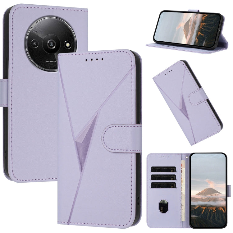 Triangle Pattern Buckle Clasp Leather Phone Case, For Redmi Turbo 4 / Poco X7 Pro, For Redmi Note 14 Pro 4G, For Redmi Note 14 4G 163.25mm, For Redmi A3 Pro, For Redmi Note 14 5G, For Redmi Note 14 Pro+ 5G, For Redmi 14C 4G, For Redmi K70 Ultra        ...