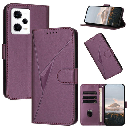Triangle Pattern Buckle Clasp Leather Phone Case, For Redmi Note 12 Pro+ Global, For Redmi Note 12 Pro 5G Global, For Redmi Note 12 5G Global, For Redmi A1+, For Redmi K50 Ultra, For Redmi Note 11 4G Global, For Redmi 10A, For Redmi 10C                ...
