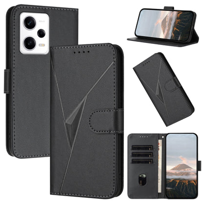 Triangle Pattern Buckle Clasp Leather Phone Case, For Redmi Note 12 Pro+ Global, For Redmi Note 12 Pro 5G Global, For Redmi Note 12 5G Global, For Redmi A1+, For Redmi K50 Ultra, For Redmi Note 11 4G Global, For Redmi 10A, For Redmi 10C                ...