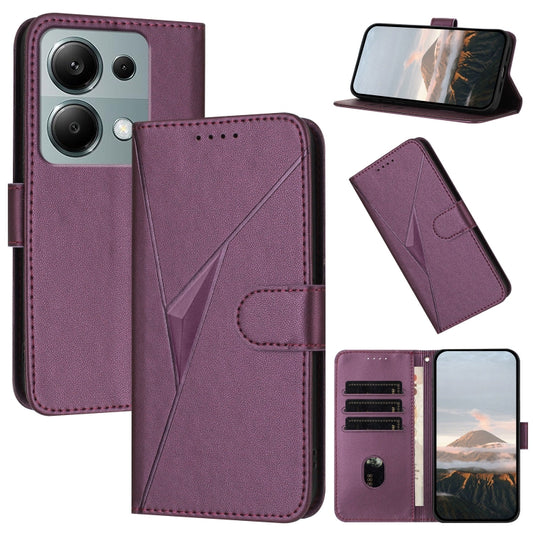 Triangle Pattern Buckle Clasp Leather Phone Case, For Redmi Note 13 Pro 4G, For Redmi Note 13 4G, For Redmi K70E, For Redmi Note 13 5G, For Redmi 13C 4G, For Redmi Note 13 Pro+, For Redmi Note 13 Pro 5G, For Redmi 12 5G, For Redmi K70                  ...