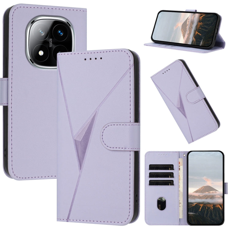 Triangle Pattern Buckle Clasp Leather Phone Case, For Redmi Turbo 4 / Poco X7 Pro, For Redmi Note 14 Pro 4G, For Redmi Note 14 4G 163.25mm, For Redmi A3 Pro, For Redmi Note 14 5G, For Redmi Note 14 Pro+ 5G, For Redmi 14C 4G, For Redmi K70 Ultra        ...