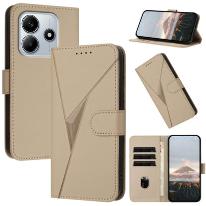 Triangle Pattern Buckle Clasp Leather Phone Case, For Redmi Turbo 4 / Poco X7 Pro, For Redmi Note 14 Pro 4G, For Redmi Note 14 4G 163.25mm, For Redmi A3 Pro, For Redmi Note 14 5G, For Redmi Note 14 Pro+ 5G, For Redmi 14C 4G, For Redmi K70 Ultra        ...