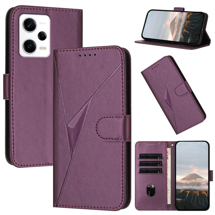 Triangle Pattern Buckle Clasp Leather Phone Case, For Redmi Note 12 Pro+ Global, For Redmi Note 12 Pro 5G Global, For Redmi Note 12 5G Global, For Redmi A1+, For Redmi K50 Ultra, For Redmi Note 11 4G Global, For Redmi 10A, For Redmi 10C                ...