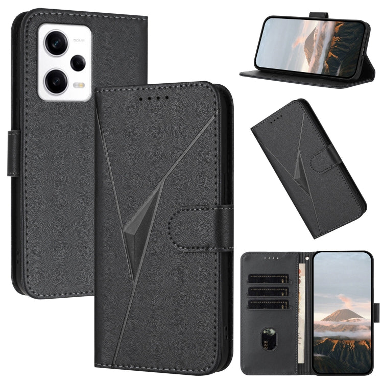 Triangle Pattern Buckle Clasp Leather Phone Case, For Redmi Note 12 Pro+ Global, For Redmi Note 12 Pro 5G Global, For Redmi Note 12 5G Global, For Redmi A1+, For Redmi K50 Ultra, For Redmi Note 11 4G Global, For Redmi 10A, For Redmi 10C                ...