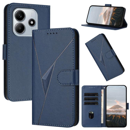 Triangle Pattern Buckle Clasp Leather Phone Case, For Redmi Turbo 4 / Poco X7 Pro, For Redmi Note 14 Pro 4G, For Redmi Note 14 4G 163.25mm, For Redmi A3 Pro, For Redmi Note 14 5G, For Redmi Note 14 Pro+ 5G, For Redmi 14C 4G, For Redmi K70 Ultra        ...
