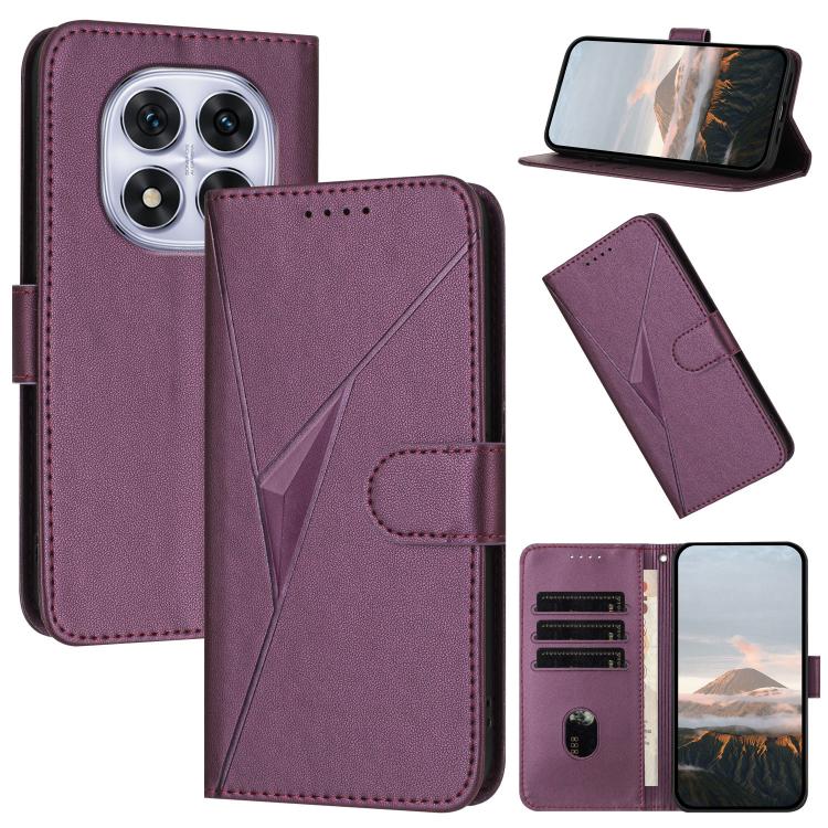 Triangle Pattern Buckle Clasp Leather Phone Case, For Redmi Turbo 4 / Poco X7 Pro, For Redmi Note 14 Pro 4G, For Redmi Note 14 4G 163.25mm, For Redmi A3 Pro, For Redmi Note 14 5G, For Redmi Note 14 Pro+ 5G, For Redmi 14C 4G, For Redmi K70 Ultra        ...