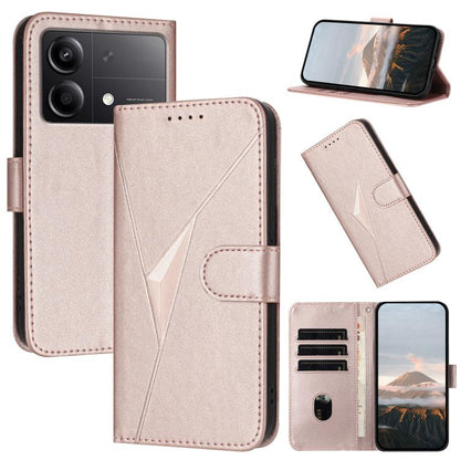 Triangle Pattern Buckle Clasp Leather Phone Case, For Redmi Turbo 4 / Poco X7 Pro, For Redmi Note 14 Pro 4G, For Redmi Note 14 4G 163.25mm, For Redmi A3 Pro, For Redmi Note 14 5G, For Redmi Note 14 Pro+ 5G, For Redmi 14C 4G, For Redmi K70 Ultra        ...