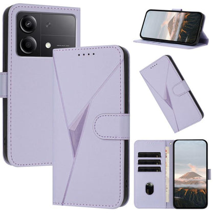 Triangle Pattern Buckle Clasp Leather Phone Case, For Redmi Turbo 4 / Poco X7 Pro, For Redmi Note 14 Pro 4G, For Redmi Note 14 4G 163.25mm, For Redmi A3 Pro, For Redmi Note 14 5G, For Redmi Note 14 Pro+ 5G, For Redmi 14C 4G, For Redmi K70 Ultra        ...