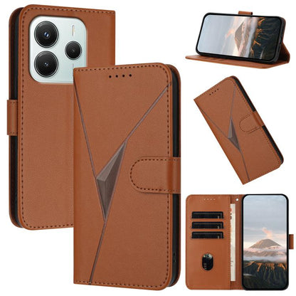 Triangle Pattern Buckle Clasp Leather Phone Case, For Redmi Turbo 5 Max / Poco X8 Pro Max, For Redmi Turbo 5 5G / Poco X8 Pro 5G, For Redmi Note 15 4G / 5G 164mm / Poco M8 5G, For Redmi K90 Pro Max / Poco F8 Ultra, For Redmi K90 / Poco F8 Pro 5G       ...