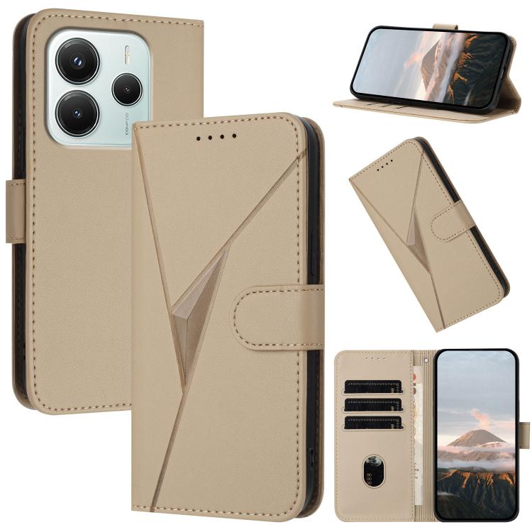 Triangle Pattern Buckle Clasp Leather Phone Case, For Redmi Turbo 5 Max / Poco X8 Pro Max, For Redmi Turbo 5 5G / Poco X8 Pro 5G, For Redmi Note 15 4G / 5G 164mm / Poco M8 5G, For Redmi K90 Pro Max / Poco F8 Ultra, For Redmi K90 / Poco F8 Pro 5G       ...