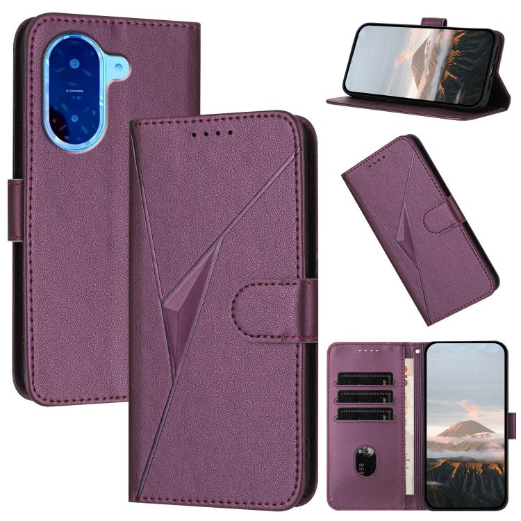 Triangle Pattern Buckle Clasp Leather Phone Case, For Redmi Turbo 5 Max / Poco X8 Pro Max, For Redmi Turbo 5 5G / Poco X8 Pro 5G, For Redmi Note 15 4G / 5G 164mm / Poco M8 5G, For Redmi K90 Pro Max / Poco F8 Ultra, For Redmi K90 / Poco F8 Pro 5G       ...