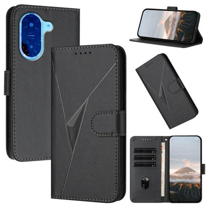Triangle Pattern Buckle Clasp Leather Phone Case, For Redmi Turbo 5 Max / Poco X8 Pro Max, For Redmi Turbo 5 5G / Poco X8 Pro 5G, For Redmi Note 15 4G / 5G 164mm / Poco M8 5G, For Redmi K90 Pro Max / Poco F8 Ultra, For Redmi K90 / Poco F8 Pro 5G       ...