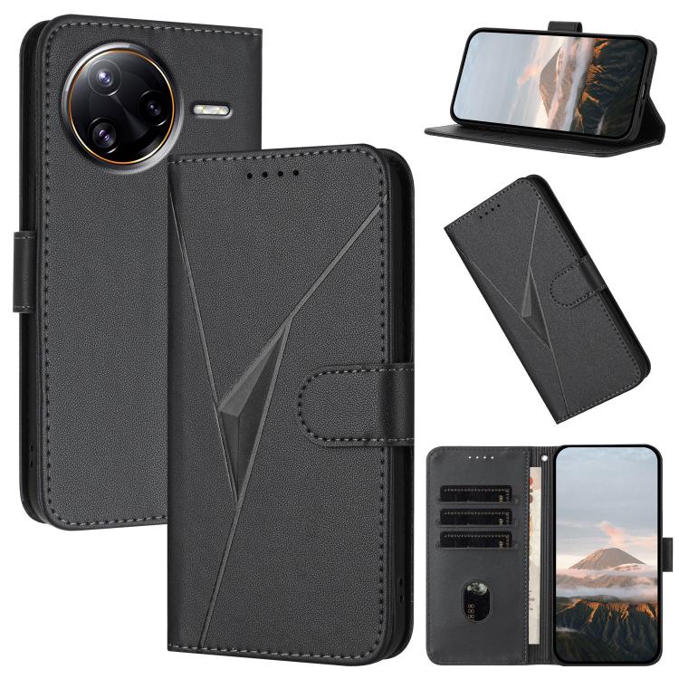 Triangle Pattern Buckle Clasp Leather Phone Case, For Redmi Turbo 5 Max / Poco X8 Pro Max, For Redmi Turbo 5 5G / Poco X8 Pro 5G, For Redmi Note 15 4G / 5G 164mm / Poco M8 5G, For Redmi K90 Pro Max / Poco F8 Ultra, For Redmi K90 / Poco F8 Pro 5G       ...