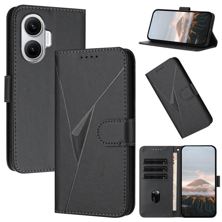 Triangle Pattern Buckle Clasp Leather Phone Case, For Redmi Turbo 5 Max / Poco X8 Pro Max, For Redmi Turbo 5 5G / Poco X8 Pro 5G, For Redmi Note 15 4G / 5G 164mm / Poco M8 5G, For Redmi K90 Pro Max / Poco F8 Ultra, For Redmi K90 / Poco F8 Pro 5G       ...