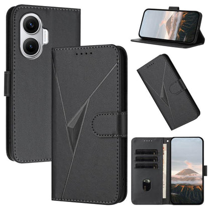 Triangle Pattern Buckle Clasp Leather Phone Case, For Redmi Turbo 5 Max / Poco X8 Pro Max, For Redmi Turbo 5 5G / Poco X8 Pro 5G, For Redmi Note 15 4G / 5G 164mm / Poco M8 5G, For Redmi K90 Pro Max / Poco F8 Ultra, For Redmi K90 / Poco F8 Pro 5G       ...
