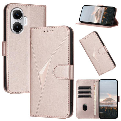 Triangle Pattern Buckle Clasp Leather Phone Case, For Redmi Turbo 5 Max / Poco X8 Pro Max, For Redmi Turbo 5 5G / Poco X8 Pro 5G, For Redmi Note 15 4G / 5G 164mm / Poco M8 5G, For Redmi K90 Pro Max / Poco F8 Ultra, For Redmi K90 / Poco F8 Pro 5G       ...