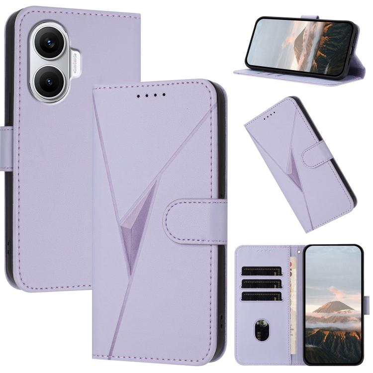 Triangle Pattern Buckle Clasp Leather Phone Case, For Redmi Turbo 5 Max / Poco X8 Pro Max, For Redmi Turbo 5 5G / Poco X8 Pro 5G, For Redmi Note 15 4G / 5G 164mm / Poco M8 5G, For Redmi K90 Pro Max / Poco F8 Ultra, For Redmi K90 / Poco F8 Pro 5G       ...