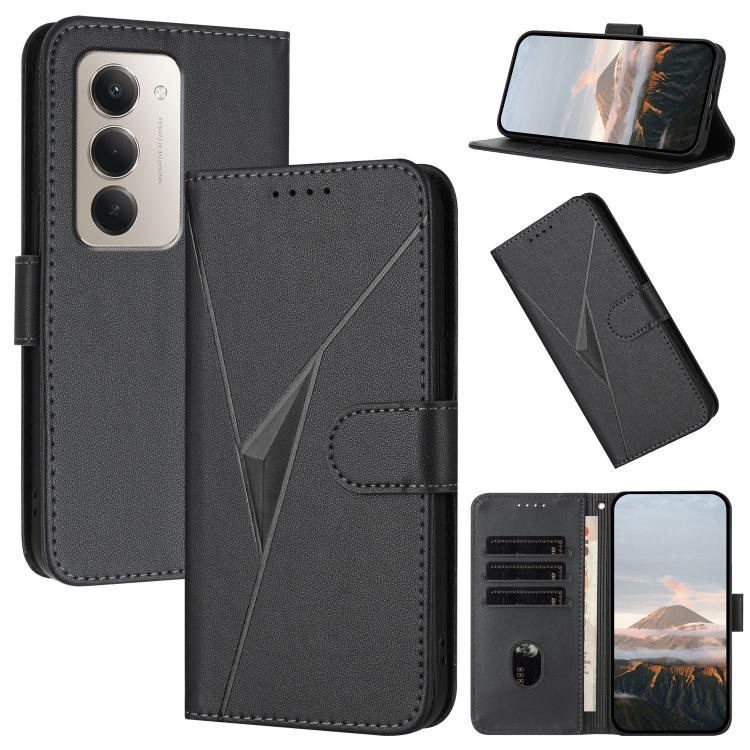 Triangle Pattern Buckle Clasp Leather Phone Case, For Redmi Turbo 5 Max / Poco X8 Pro Max, For Redmi Turbo 5 5G / Poco X8 Pro 5G, For Redmi Note 15 4G / 5G 164mm / Poco M8 5G, For Redmi K90 Pro Max / Poco F8 Ultra, For Redmi K90 / Poco F8 Pro 5G       ...