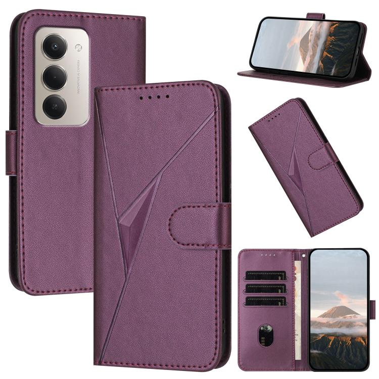 Triangle Pattern Buckle Clasp Leather Phone Case, For Redmi Turbo 5 Max / Poco X8 Pro Max, For Redmi Turbo 5 5G / Poco X8 Pro 5G, For Redmi Note 15 4G / 5G 164mm / Poco M8 5G, For Redmi K90 Pro Max / Poco F8 Ultra, For Redmi K90 / Poco F8 Pro 5G       ...