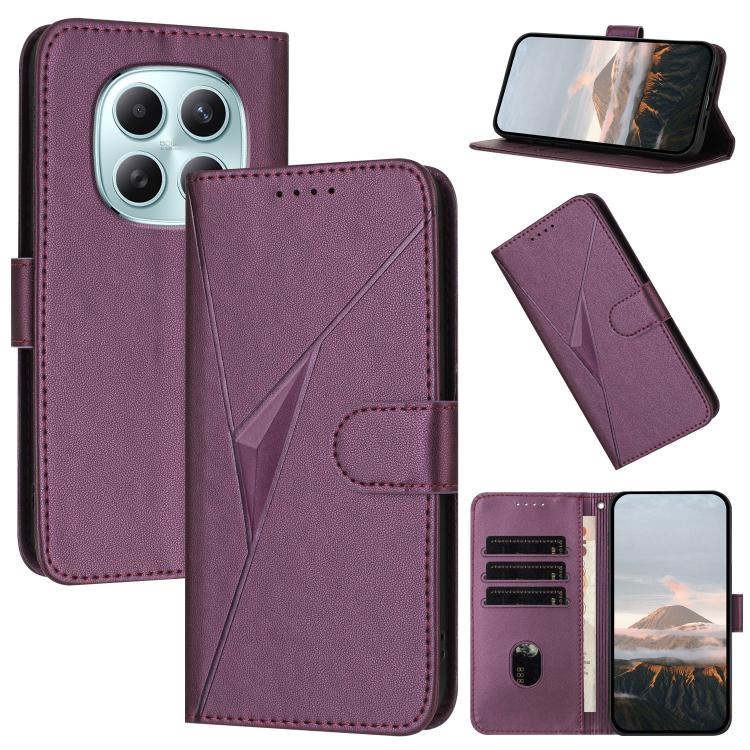 Triangle Pattern Buckle Clasp Leather Phone Case, For Redmi Turbo 5 Max / Poco X8 Pro Max, For Redmi Turbo 5 5G / Poco X8 Pro 5G, For Redmi Note 15 4G / 5G 164mm / Poco M8 5G, For Redmi K90 Pro Max / Poco F8 Ultra, For Redmi K90 / Poco F8 Pro 5G       ...