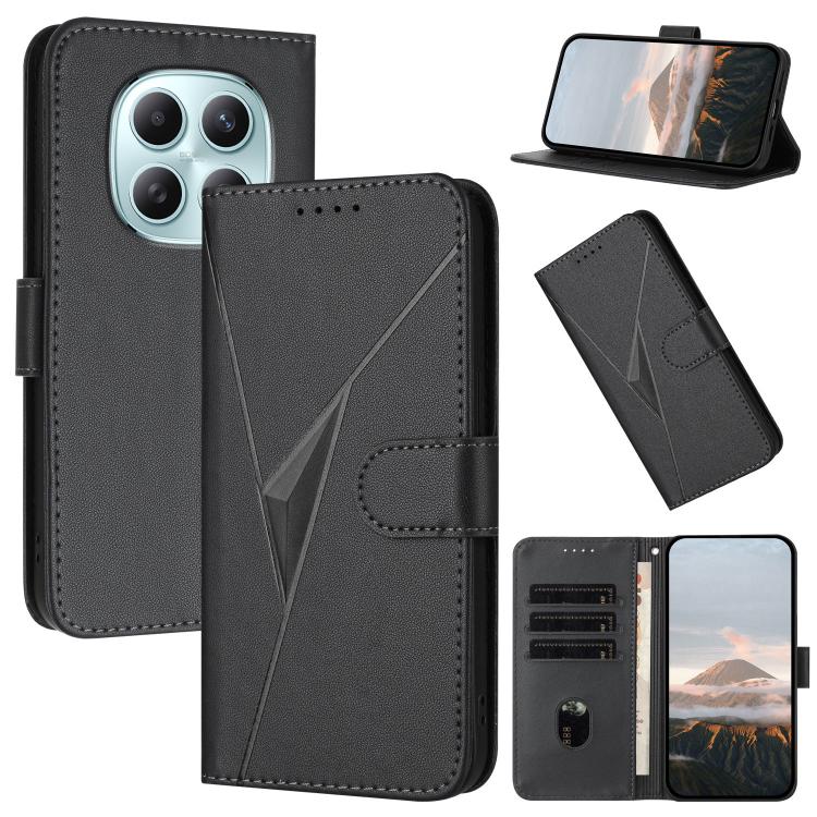 Triangle Pattern Buckle Clasp Leather Phone Case, For Redmi Turbo 5 Max / Poco X8 Pro Max, For Redmi Turbo 5 5G / Poco X8 Pro 5G, For Redmi Note 15 4G / 5G 164mm / Poco M8 5G, For Redmi K90 Pro Max / Poco F8 Ultra, For Redmi K90 / Poco F8 Pro 5G       ...