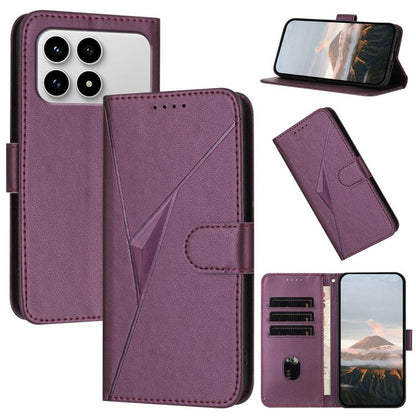 Triangle Pattern Buckle Clasp Leather Phone Case, For Redmi Turbo 5 Max / Poco X8 Pro Max, For Redmi Turbo 5 5G / Poco X8 Pro 5G, For Redmi Note 15 4G / 5G 164mm / Poco M8 5G, For Redmi K90 Pro Max / Poco F8 Ultra, For Redmi K90 / Poco F8 Pro 5G       ...