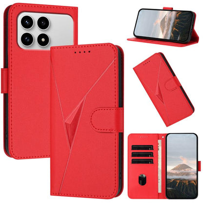 Triangle Pattern Buckle Clasp Leather Phone Case, For Redmi Turbo 5 Max / Poco X8 Pro Max, For Redmi Turbo 5 5G / Poco X8 Pro 5G, For Redmi Note 15 4G / 5G 164mm / Poco M8 5G, For Redmi K90 Pro Max / Poco F8 Ultra, For Redmi K90 / Poco F8 Pro 5G       ...
