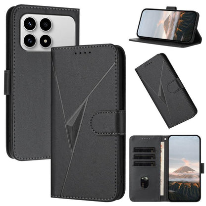Triangle Pattern Buckle Clasp Leather Phone Case, For Redmi Turbo 5 Max / Poco X8 Pro Max, For Redmi Turbo 5 5G / Poco X8 Pro 5G, For Redmi Note 15 4G / 5G 164mm / Poco M8 5G, For Redmi K90 Pro Max / Poco F8 Ultra, For Redmi K90 / Poco F8 Pro 5G       ...