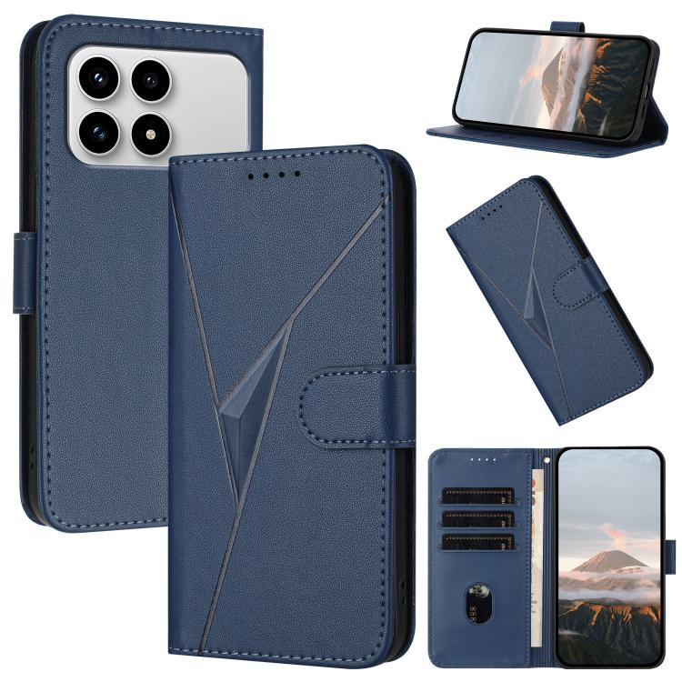 Triangle Pattern Buckle Clasp Leather Phone Case, For Redmi Turbo 5 Max / Poco X8 Pro Max, For Redmi Turbo 5 5G / Poco X8 Pro 5G, For Redmi Note 15 4G / 5G 164mm / Poco M8 5G, For Redmi K90 Pro Max / Poco F8 Ultra, For Redmi K90 / Poco F8 Pro 5G       ...