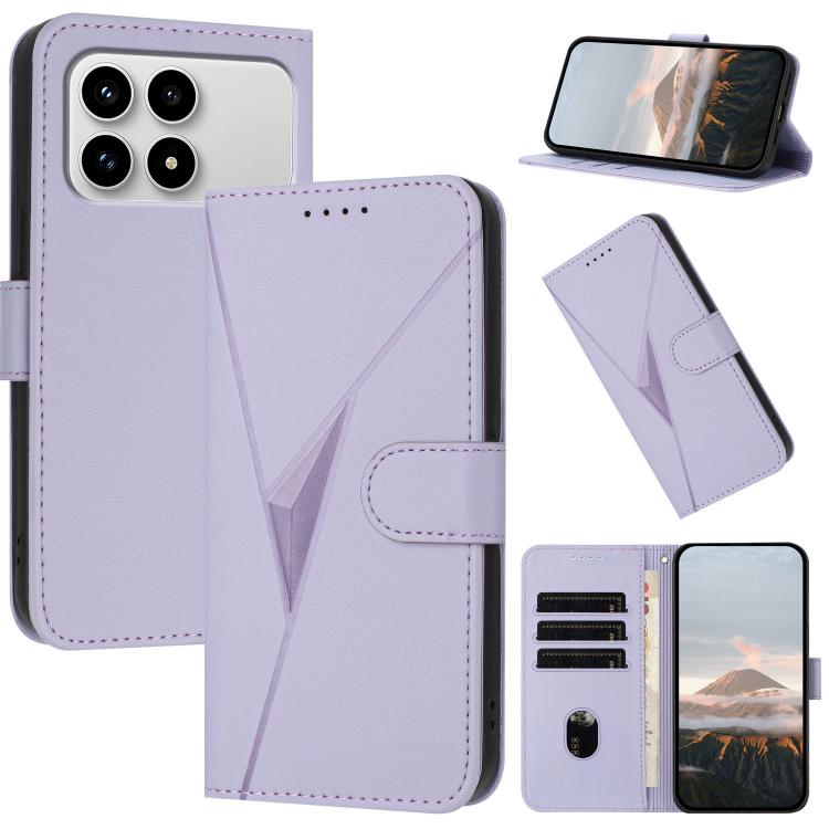 Triangle Pattern Buckle Clasp Leather Phone Case, For Redmi Turbo 5 Max / Poco X8 Pro Max, For Redmi Turbo 5 5G / Poco X8 Pro 5G, For Redmi Note 15 4G / 5G 164mm / Poco M8 5G, For Redmi K90 Pro Max / Poco F8 Ultra, For Redmi K90 / Poco F8 Pro 5G       ...